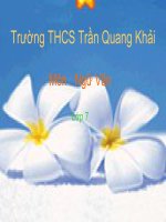 Ngữ văn 7 - Sống chết mặc bay