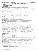 đề cương ôn tâp toán 8 ,6