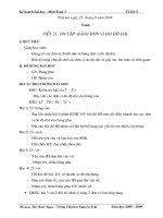 Giáo án môn toán lớp 5 tuần 5