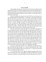 Đề tài môn Thể Dục