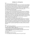 Đề KT 1 tiết lịch sử HK II trường THCS Lương Thế Vinh