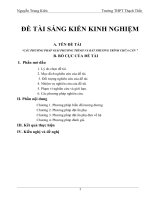 SKKN PP giải PT-BPT chứa căn