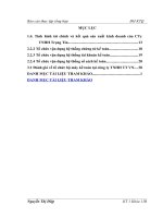 Báo cáo thực tập tổng hợp tại công ty TNHH Trọng Tín Việt Nam