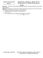 Kiểm tra chương III hình 9 đề số 2 có đáp án