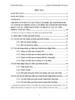 luận văn quản trị chất lượng   Nâng cao hiệu quả kinh doanh nhập khẩu vật tư thiết bị ở Công ty dịch vụ vật tư viễn thông VNPT Hà Nội