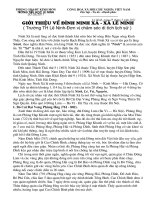 TH Lê Ninh giới thiệu đình Ninh Xá -Thờ Ngô Vương