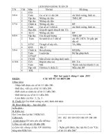 Giáo án lớp 2 năm học 2014 - 2015  tuần 29