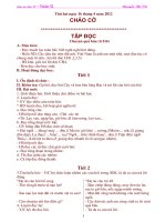 Giáo án lớp 2 CKT tuần 32