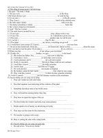 đề cương ôn tập HK II lớp 9