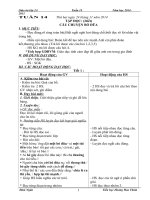 Giáo án lớp 2 năm học 2014 - 2015 CKT tuần 14