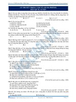 Bài tập lý thuyết trọng tâm về ancol phenol