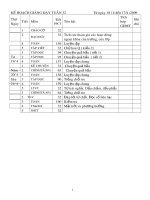 GIÁO ÁN LỚP 2 CHUẨN KIẾN THỨC TUẦN 32