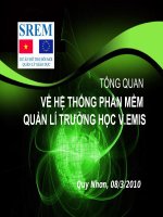 TONG QUAN  VE HE THONG PHAN MEM  QUAN LI TRUONGHOC VEMIS