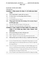 luận văn quản trị tài chính  Nâng cao hiệu quả hoạt động tài chính tại công ty cổ phần Đại Minh Châu