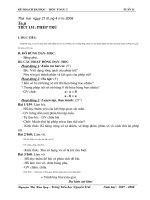 Giáo án môn toán lớp 5 tuần 31