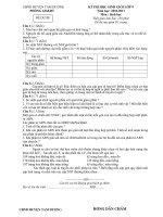 ĐỀ VÀ ĐÁP ÁN THI HSG LỚP 9 VÒNG 2 HUYỆN TAM DƯƠNG.