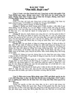 Bài thi luật cư trú