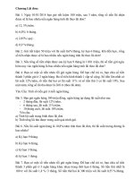 Tổng hợp các dạng bài tập tài chính ngân hàng