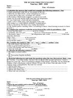 The second term revision of E7