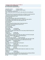 Câu hỏi TRẮC NGHIỆM TIN HỌC 1