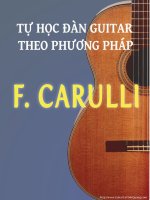Tài liệu tự học guitar cổ điển cho người mới bắt đầu