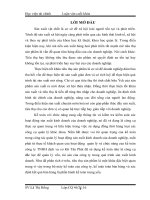 Tổ chức kế toán bán hàng và xác định kết quả bán hàng tại công ty TNHH dịch vụ cơ khí Tân Phát