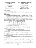 ĐỀ THI HSG 12 BỔ TUC TỈNH THANH HÓA NĂM 2011