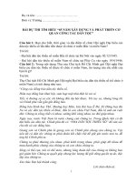 Đáp án gợi ý thi tìm hiểu 65 năm... ban dân tộc chính phủ