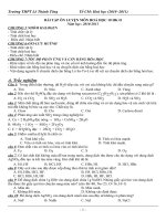 Đề cương Hóa 10 kì 2 (2011)