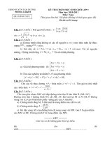 Đề thi HSG Toán lớp 9