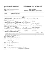 ĐỀ KTRA CHƯƠNG IV ĐẠI SỐ 8