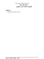 GIÁO ÁN ÂM NHAC 3 TRỌN BỘ