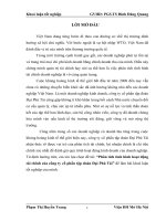 luận văn tài chính ngân hàng Phân tích tình hình hoạt động tài chính của công ty cổ phần tập đoàn Đại Phú Tài