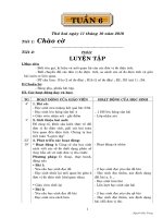 GIÁO ÁN CÁC MÔN LỚP 5 TUẦN 6