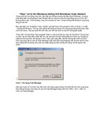 Xử lý khi thoát máy bị treo