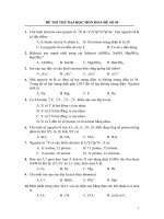 Đề thi thử đại học môn hóa(+đáp án)