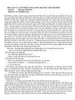 MẨU CHUYỆN HỌC TẬP VÀ LÀM THEO TẤM GƯƠNG ĐẠO ĐỨC HỒ CHÍ MINH