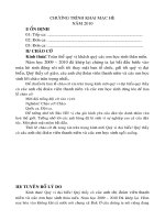 Chương trình khai mạc hè