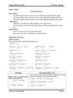 GIÁO ÁN ÔN THI TỐT NGHIỆP NĂM 2011