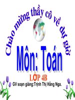 Toán luyện tập ( thứ 5 tuần 29 )