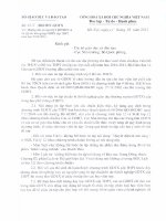 Hướng dẫn ôn tập lớp 9 bổ túc THCS và ôn tập thi tốt nghiệp GDTX cấp THPT năm học 2010-2011