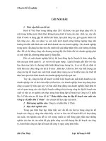 luận văn quản trị kinh doanh Hoàn thiện công tác lập kế hoạch sản xuất của Công ty cổ phần Bia Á Châu