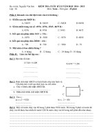 tổng hợp bộ đề thi toán học kỳ 2 cho học sinh lớp 3