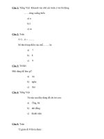 Đề giao lưu học sinh lớp 3