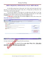 Cach hien thi bang tinh Excel ngay tren blog.doc