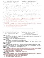 Đề và đáp án KTra 1 tiết Lý 9A(10-11)