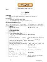 GIÁO ÁN CÁC MÔN LỚP 5 TUẦN 3