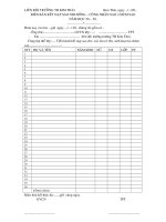 Biên bản kết nạp sao nhi đồng