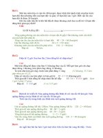 Tuyển tập các bài toán về chuyển động lớp 5