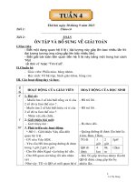 GIÁO ÁN CÁC MÔN LỚP 5 TUẦN 4